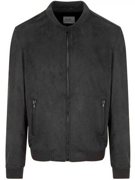 Will's Vegan Shop Bomberjacke Schwarz vegan Wildleder Herren von Will's Vegan Shop