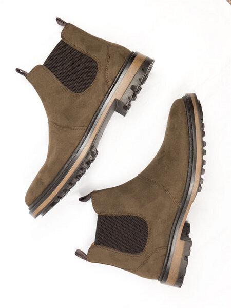 Will's Vegan Shop Continental Chelsea-Stiefel Veganes Wildleder Damen von Will's Vegan Shop