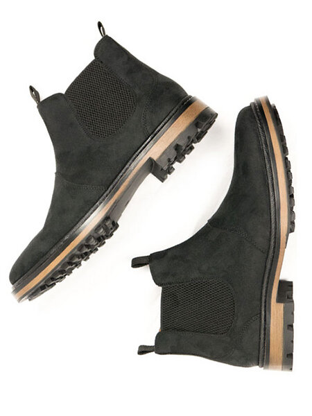 Will's Vegan Shop Continental Chelsea-Stiefel Veganes Wildleder Damen von Will's Vegan Shop