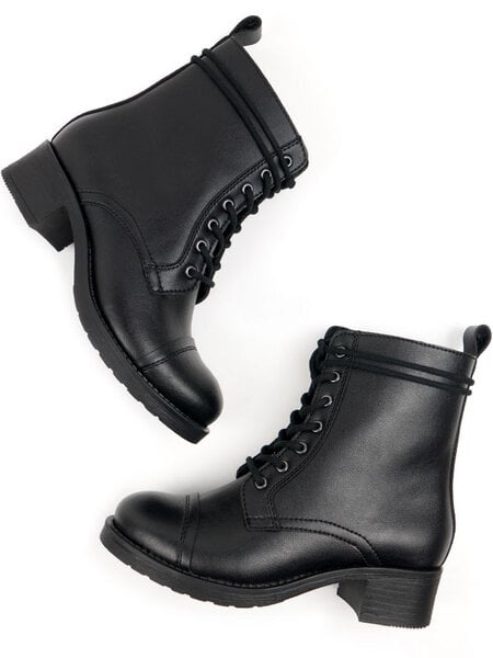 Will's Vegan Shop Flieger-Stiefel 2 Schwarz Damen von Will's Vegan Shop