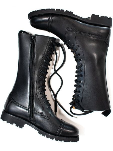 Will's Vegan Shop Goodyear Welt 14 Eye Stiefel Damen von Will's Vegan Shop