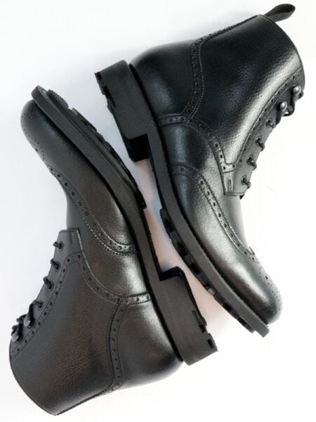 Will's Vegan Shop Goodyear Welt Brogue-Boots Schwarz Herren Will's Vegan Shop Goodyear Welt Brogue-Boots Schwarz Herren von Will's Vegan Shop