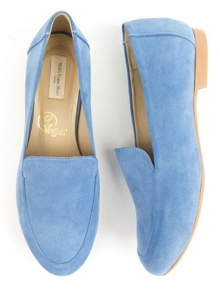 Will's Vegan Shop Loafer Blau Veganes Wildleder Damen von Will's Vegan Shop