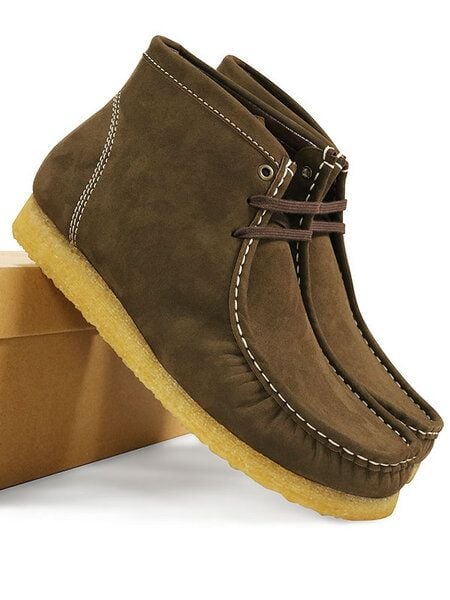 Will's Vegan Shop Mokkassin-Stiefel Veganes Wildleder Herren von Will's Vegan Shop