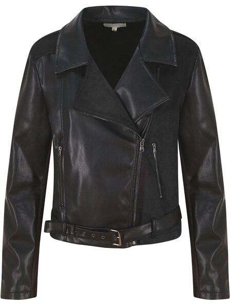 Will's Vegan Shop Moto Jacke Schwarz Vegan Nappa Damen von Will's Vegan Shop