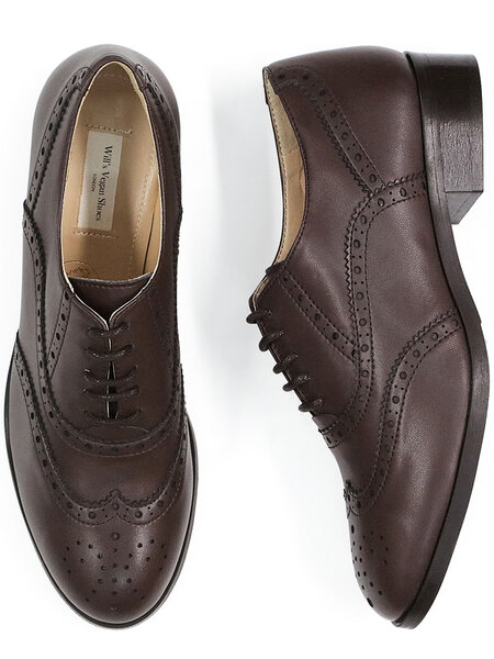 Will's Vegan Shop Oxford Brogues 3.5cm Damen von Will's Vegan Shop