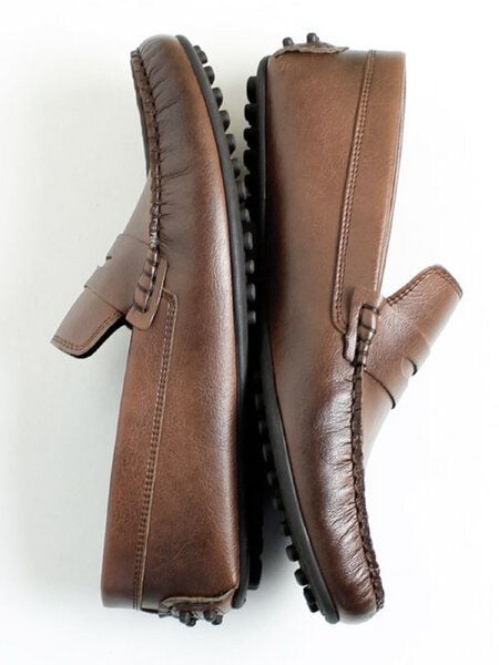 Will's Vegan Shop Penny Driving Loafers Kastanie Herren von Will's Vegan Shop