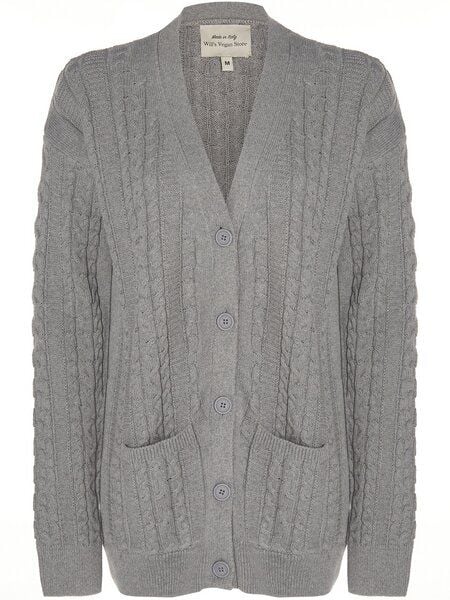 Will's Vegan Shop Strickjacke mit Knopfleiste von Will's Vegan Shop