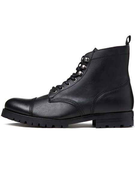 Will's Vegan Shop Weit Geschnittene Arbeitsstiefel von Will's Vegan Shop