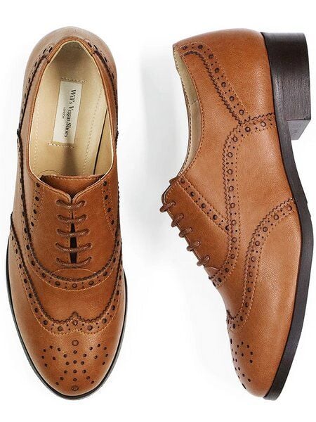 Will's Vegan Shop Weit geschnittene Oxford Brogues von Will's Vegan Shop