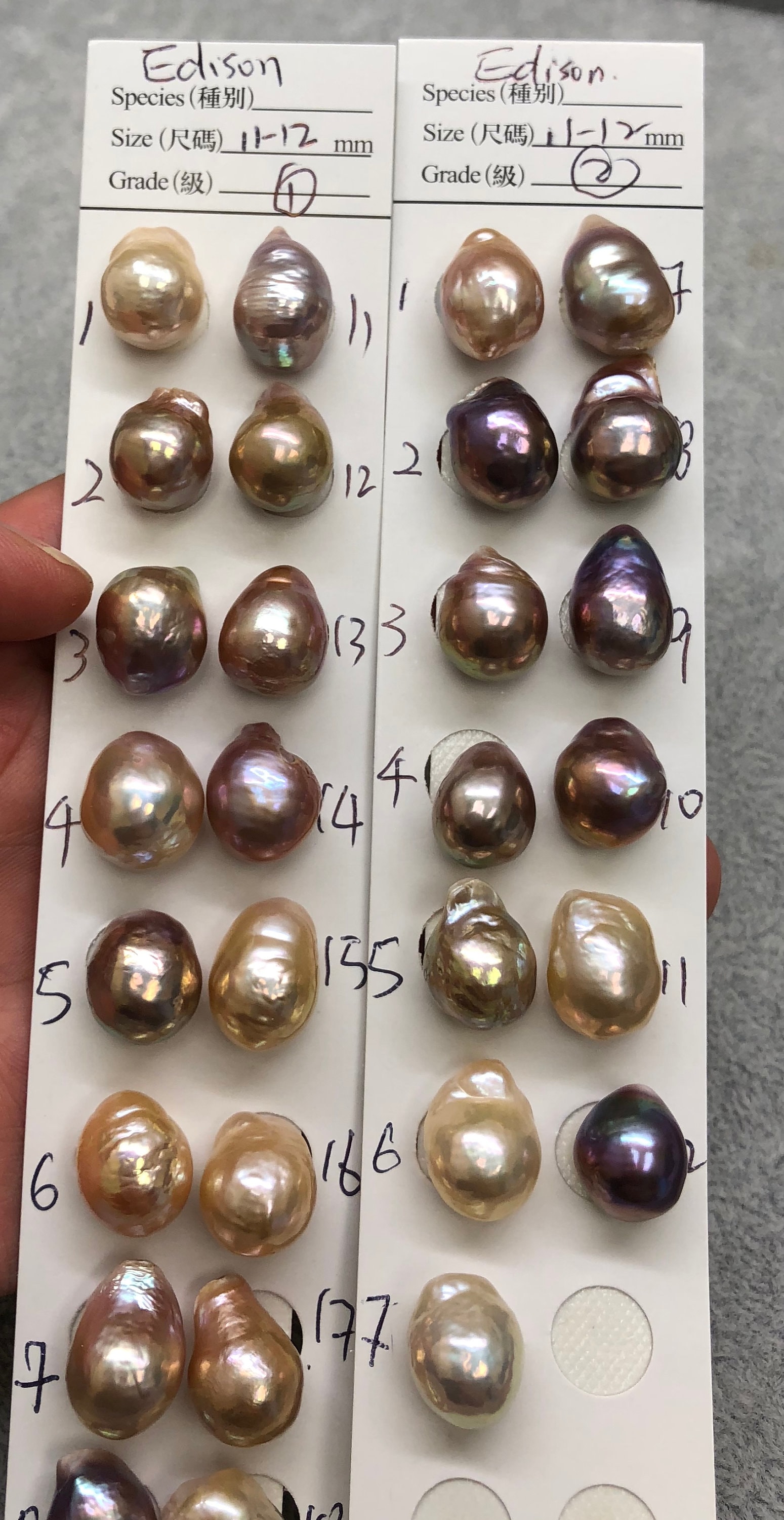 11-12 Mm Aaa Extra Metallic Lüster Edison Lose Barockzuchtperlen, Großhandel 11-12 Mm Aaa Extra Metallic Lüster Edison Lose Barockzuchtperlen, Großhandel von WillPearlJewelry