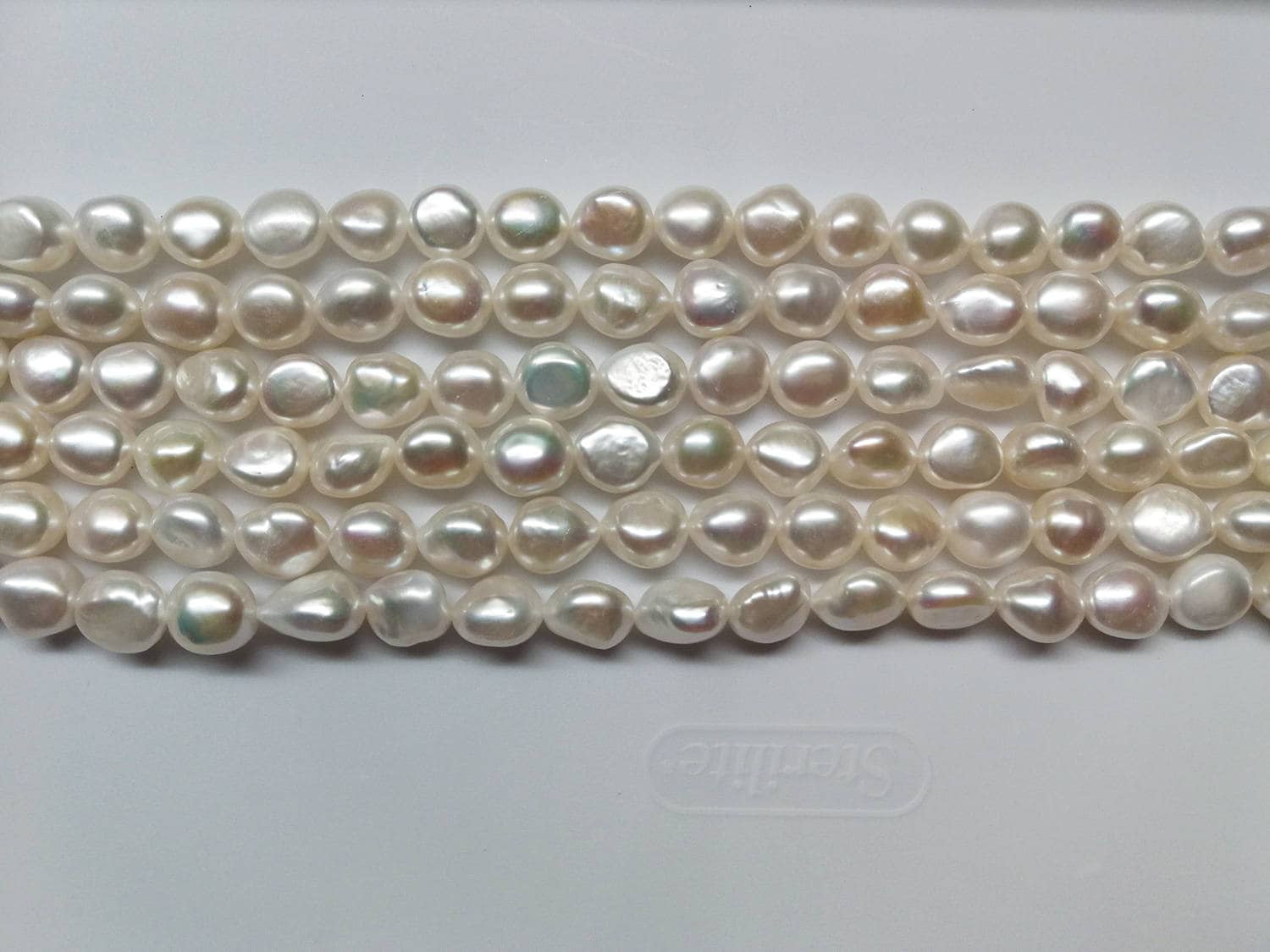 11-13 Mm Aaa High Luster Weiße Barock Süßwasser-Zuchtperlen Halskette, Lose Stränge, Preis Für 1 Strang 11-13 Mm Aaa High Luster Weiße Barock Süßwasser-Zuchtperlen Halskette, Lose Stränge, Preis Für 1 Strang von WillPearlJewelry