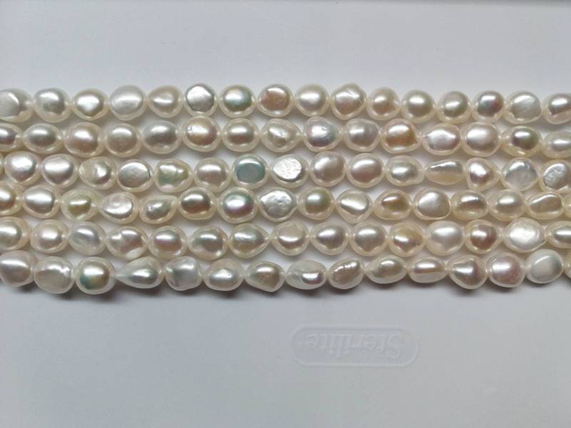 11-13 Mm Aaa High Luster Weiße Barock Süßwasser-Zuchtperlen Halskette, Lose Stränge, Preis Für 1 Strang 11-13 Mm Aaa High Luster Weiße Barock Süßwasser-Zuchtperlen Halskette, Lose Stränge, Preis Für 1 Strang von WillPearlJewelry