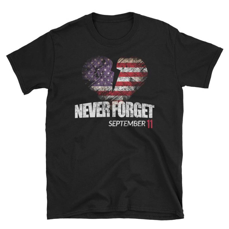 911 Gedenkstätte Shirt - 11 September Werden Wir Nie Vergessen-T-Shirt Beunruhigt Patriot Tag Kurzarm Unisex T-Shirt 911 Gedenkstätte Shirt - 11 September Werden Wir Nie Vergessen-T-Shirt Beunruhigt Patriot Tag Kurzarm Unisex T-Shirt von WillPowerDandA