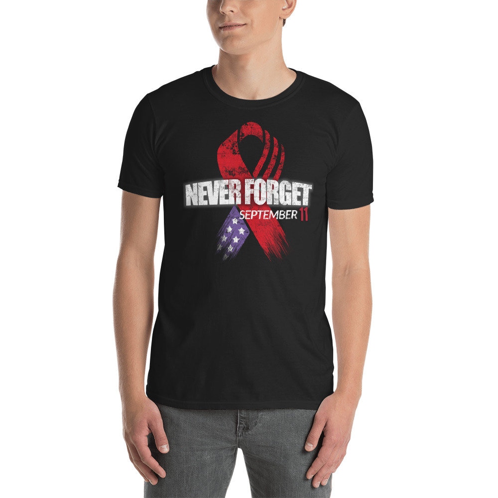 911 Memorial Shirt - 11 September Band Wir Werden Nie Vergessen, T-Shirt Beunruhigt Patriot Tag Kurzarm Unisex 911 Memorial Shirt - 11 September Band Wir Werden Nie Vergessen, T-Shirt Beunruhigt Patriot Tag Kurzarm Unisex von WillPowerDandA