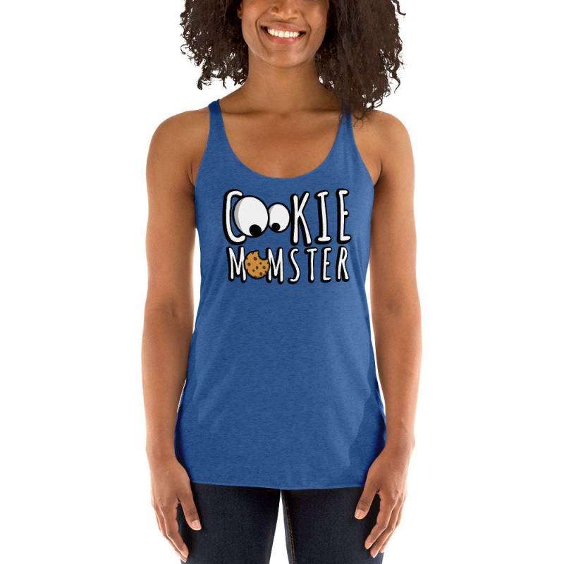 Cookie Momster Frauen Racerback Tank - Backen Mama Für von WillPowerDandA