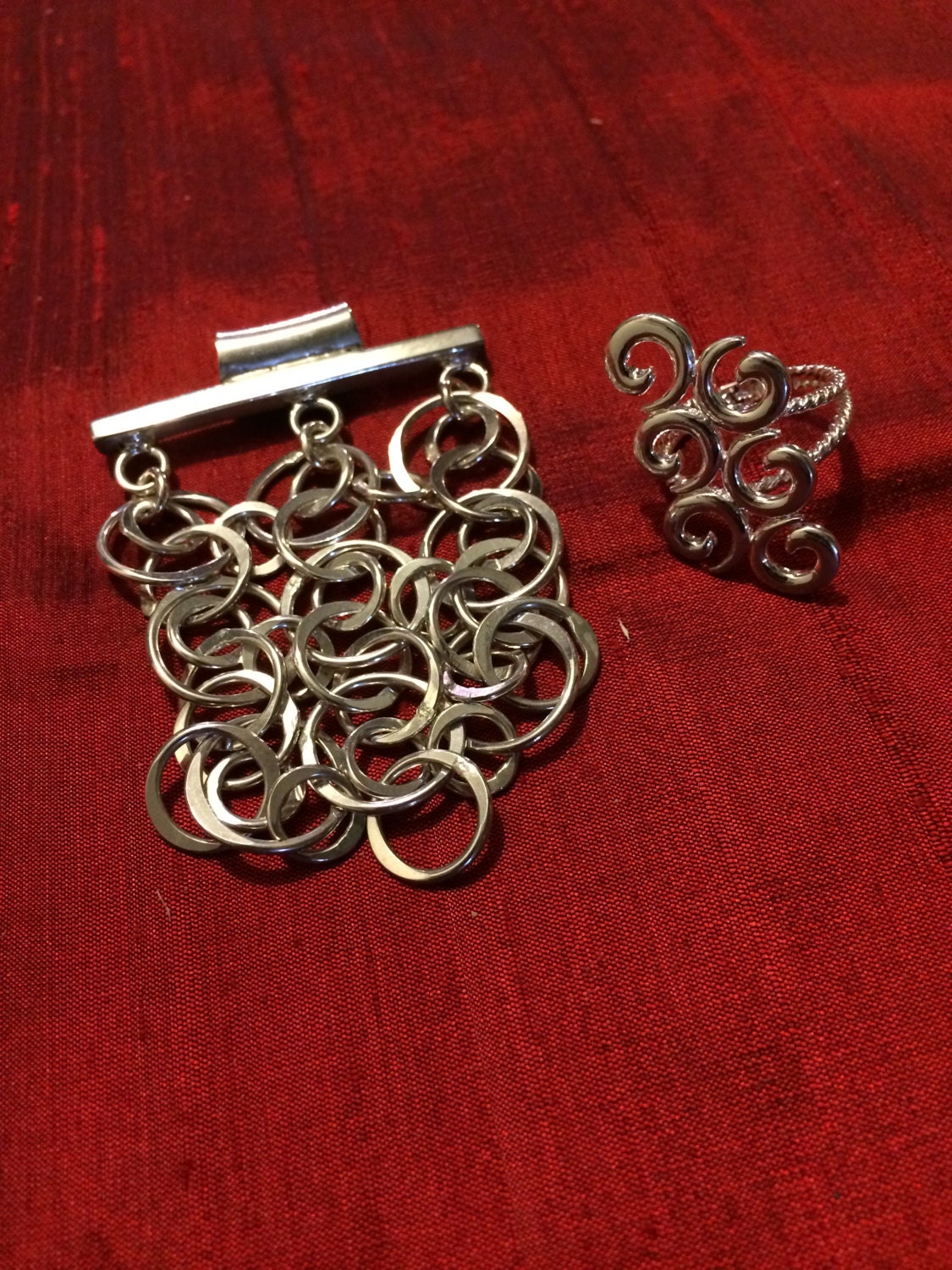 925 Silber Schmuck Set, Passende Anhänger Und Ring 925 Silber Schmuck Set, Passende Anhänger Und Ring von WillYouAddToTheStory