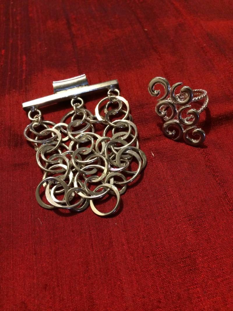 925 Silber Schmuck Set, Passende Anhänger Und Ring 925 Silber Schmuck Set, Passende Anhänger Und Ring von WillYouAddToTheStory