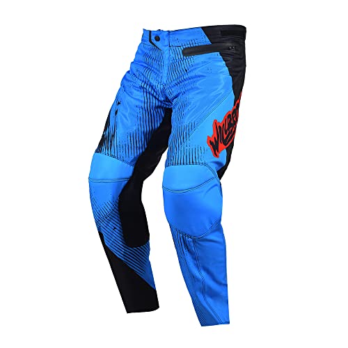 Willbros MX Sprint Hose Sommer BMX Bergab Mountainbike für Herren Motocross Trousers ATV Offroad Motorrad UTV MTB RennHose Blau S=30 von Willbros