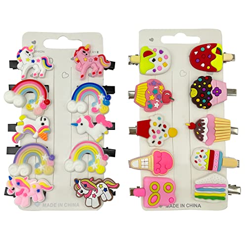 Willcat Einhorn-Haarspangen, niedliches Haar-Accessoire, kleine Haarspange für Mädchen, Kleinkinder, Teenager, Baby, Kinder, 20 Stück Willcat Einhorn-Haarspangen, niedliches Haar-Accessoire, kleine Haarspange für Mädchen, Kleinkinder, Teenager, Baby, Kinder, 20 Stück von Willcat