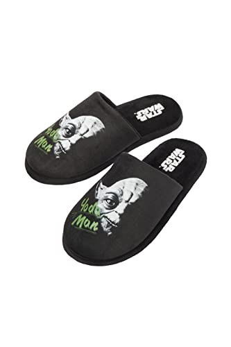 Star Wars Baby Yoda Hausschuhe für Herren oder ältere Jungen, Größe 10 UK, 44 EU von William Lamb