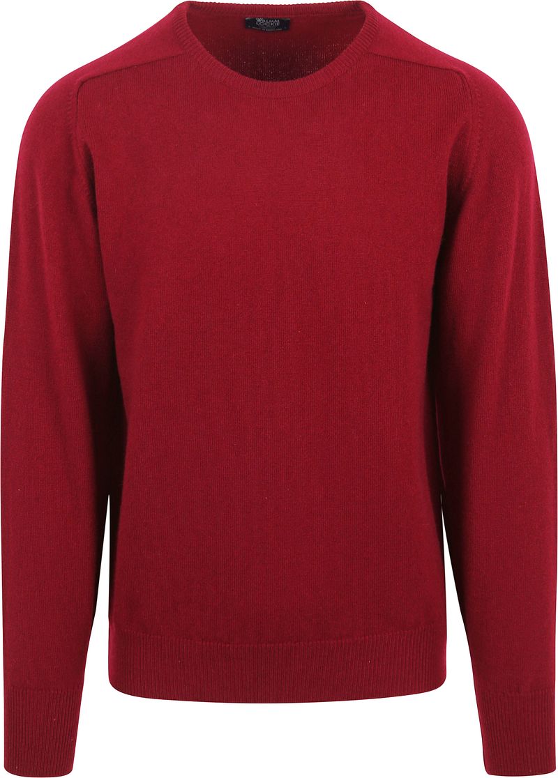 William Lockie Pullover O-neck Lambswool Dubonnet - Größe L von William Lockie