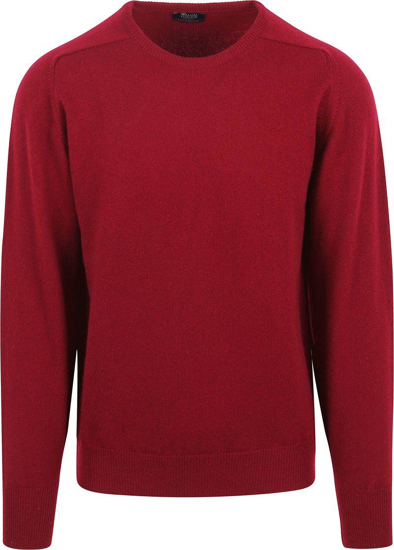 William Lockie Pullover O-neck Lambswool Dubonnet - Größe L von William Lockie