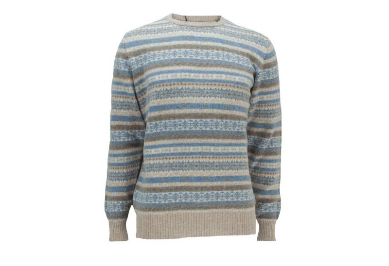 William Lockie Rundhalspullover Herren Pullover William Fairisle Crew von William Lockie