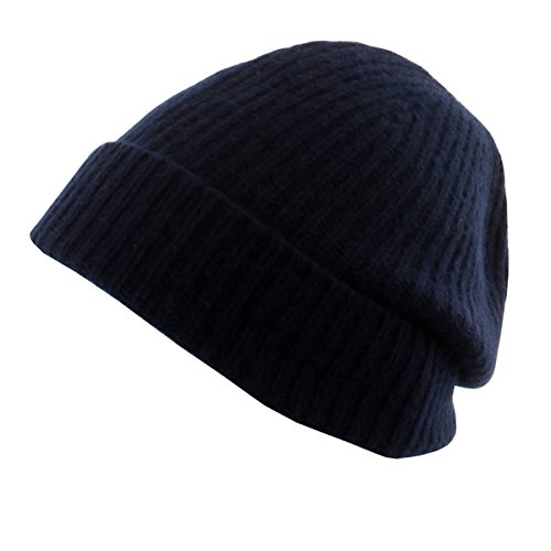 William Lockie Unisex Mütze Beanie Cashmere, Farben:DK Navy, Größe:One Size William Lockie Unisex Mütze Beanie Cashmere, Farben:DK Navy, Größe:One Size von William Lockie