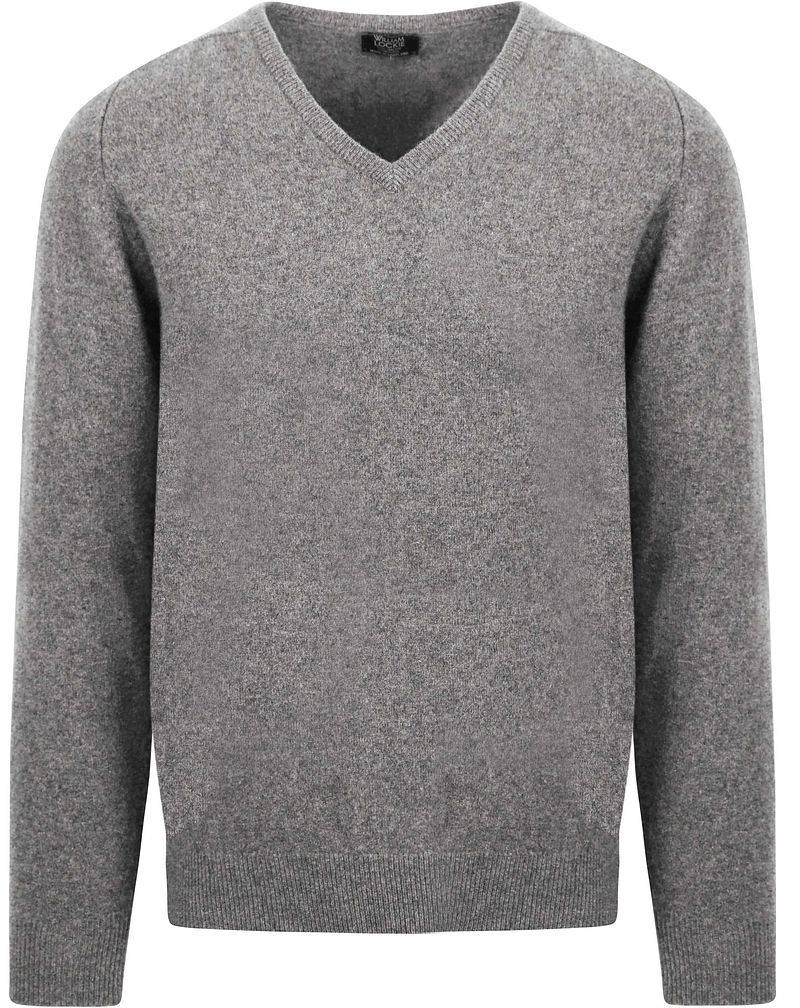 William Lockie V-Auschnitt Pullover Flannel - Größe XL von William Lockie