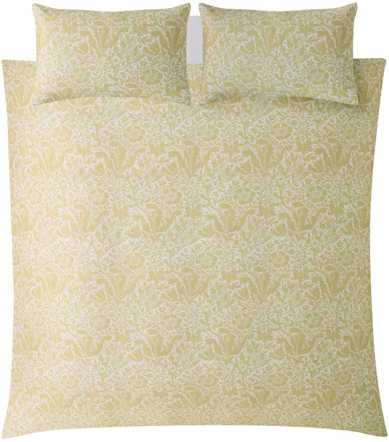 WILLIAM MORRIS AT HOME Bettwäsche "Baumwoll Satin, Mit floralem Munster, 3teilig, 200 x 200cm" 3 tlg. tlg. Baumwoll Satin, Mit floralem Munster, 3teilig, 200 x 200cm von William Morris At Home