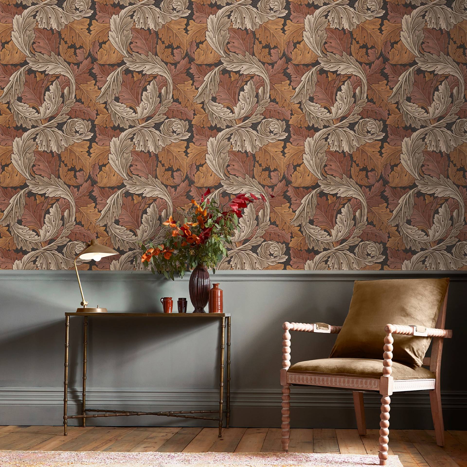 WILLIAM MORRIS AT HOME Vliestapete "Acanthus" Retro texturiert Design Tapeten von William Morris At Home