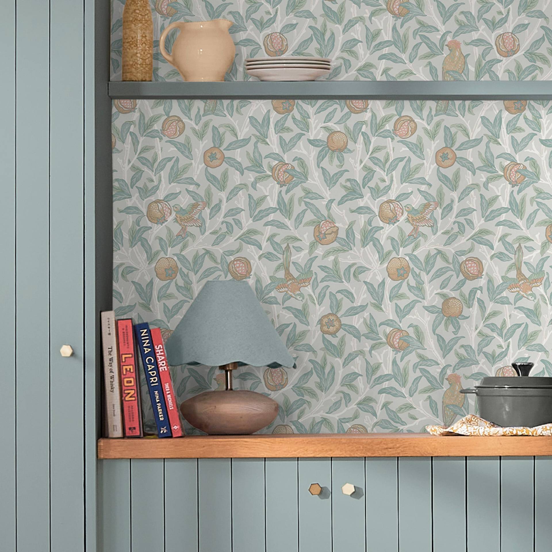 WILLIAM MORRIS AT HOME Vliestapete "Bird & Pomegranate" Retro texturiert Design Tapeten von William Morris At Home