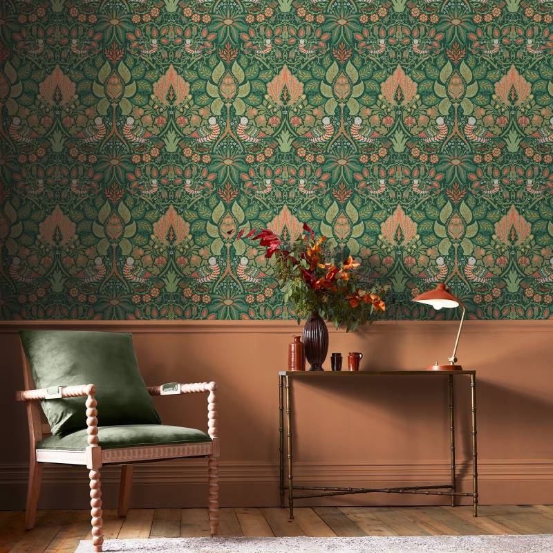 WILLIAM MORRIS AT HOME Vliestapete "Dove & Rose Woodland" Motiv glatt Design Tapeten von William Morris At Home