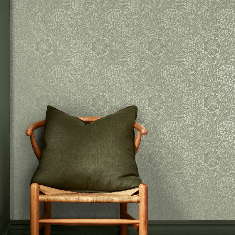 WILLIAM MORRIS AT HOME Vliestapete "Marigold Fibrous" Retro texturiert Design Tapeten von William Morris At Home