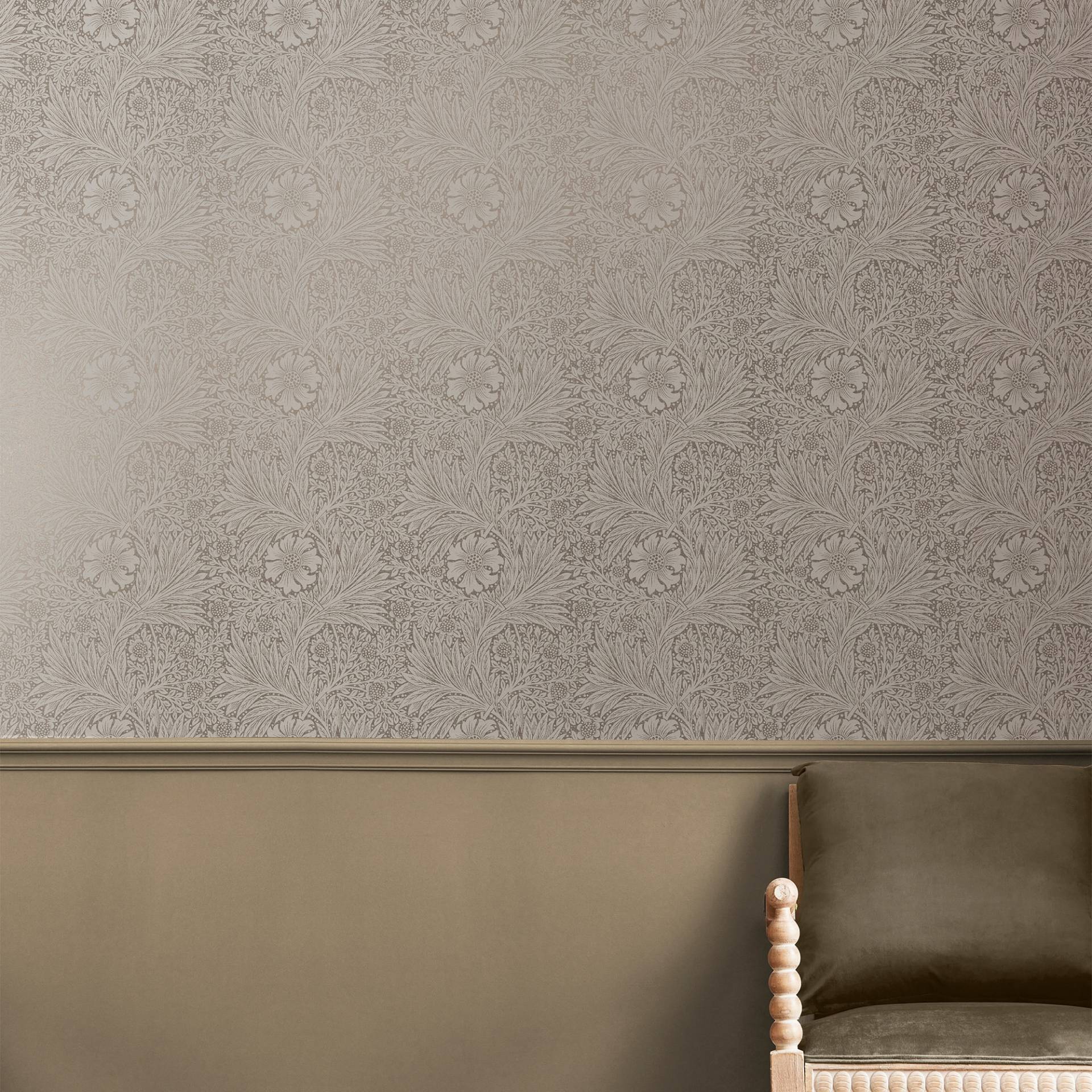 WILLIAM MORRIS AT HOME Vliestapete "Marigold Fibrous" Retro texturiert Design Tapeten von William Morris At Home