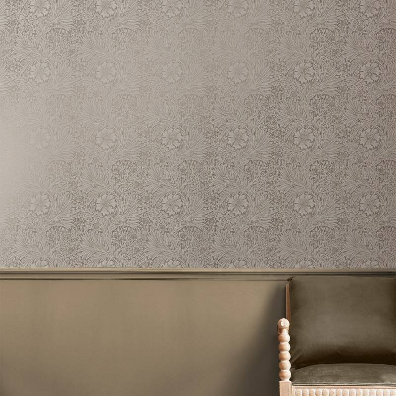 WILLIAM MORRIS AT HOME Vliestapete "Marigold Fibrous" Retro texturiert Design Tapeten von William Morris At Home