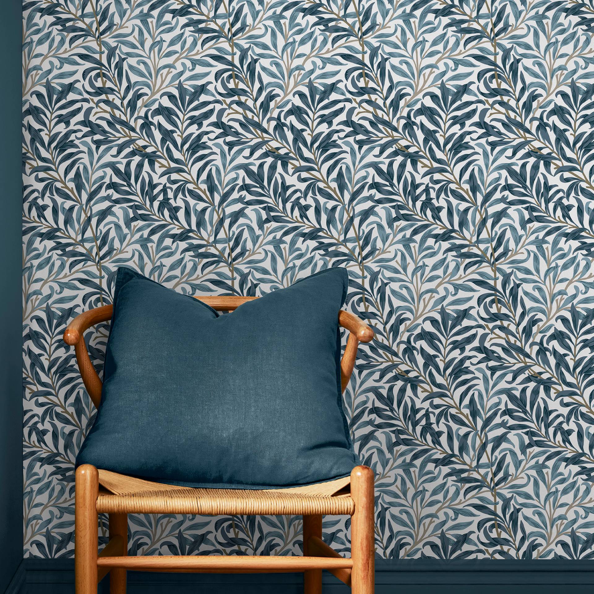 WILLIAM MORRIS AT HOME Vliestapete "Willow Bough" Retro glatt 10mx52cm (ca. 5m2) von William Morris At Home