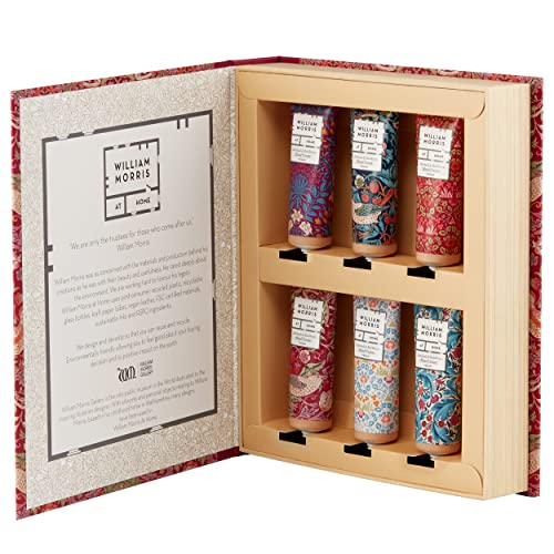William Morris at Home Patschuli & Red Berry Handcreme-Geschenkset, Kollektion | angereichert mit Sheabutter & ätherischen Ölen | Reisefreundliche Größen | 6 x 30 ml William Morris at Home Patschuli & Red Berry Handcreme-Geschenkset, Kollektion | angereichert mit Sheabutter & ätherischen Ölen | Reisefreundliche Größen | 6 x 30 ml von William Morris