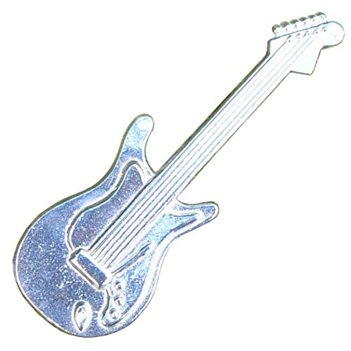 Brosche Gitarre, Musikalische Brosche, Geschenke für Gitarristen, Musiker Geschenke,Handgegossen von William Sturt aus Deutsche Zinn von William Sturt Fine Pewter