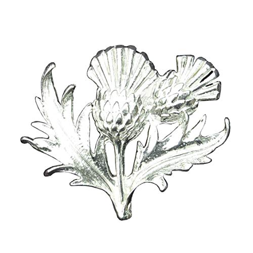 Brosche Schottische Distel. Handgegossen von William Sturt aus Deutsche Zinn von William Sturt Fine Pewter