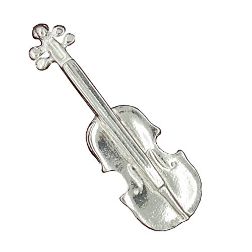 Brosche Violine, Musikalische Brosche, Geschenke für Geiger, Musiker Geschenke,Handgegossen von William Sturt aus Deutsche Zinn von William Sturt Fine Pewter