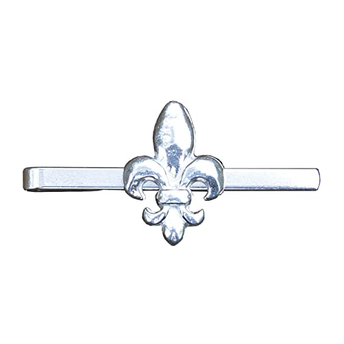 Krawattennadel "Fleur de Lys" aus Zinn (Pewter) von Hand Gegossen von William Sturt Fine Pewter