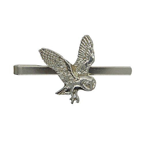 Krawattennadel Fliegende Eule aus Zinn (Pewter) von Hand Gegossen von William Sturt Fine Pewter