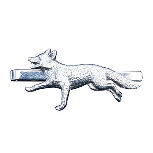 Krawattennadel Fuchs aus Zinn (Pewter) von Hand Gegossen von William Sturt Fine Pewter