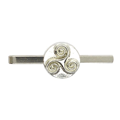 Krawattennadel "Triscele" aus Zinn (Pewter) von Hand Gegossen von William Sturt Fine Pewter