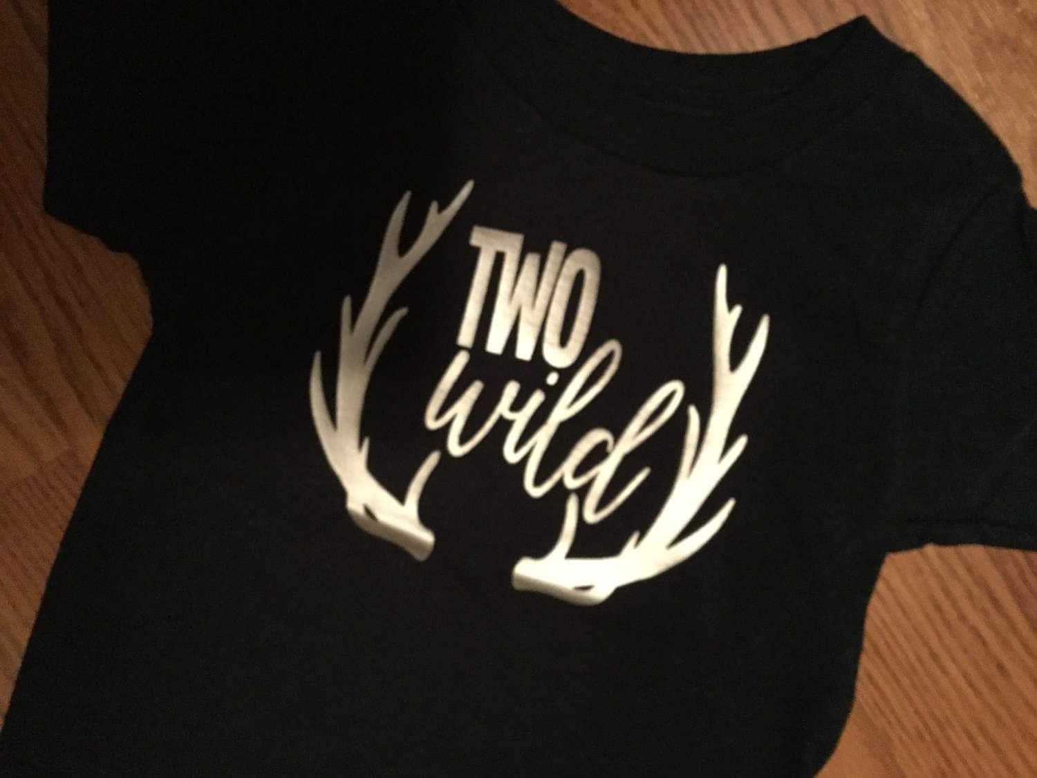 Zwei Wilde Kleinkind-T-Shirt, Geburtstag Shirt, Zweiten Geburtstag, 2. Zwei Wilde, Kleinkind von WilliamandWesley