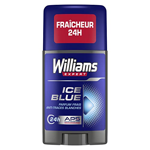 Williams Ice Blue Deodorant Stick für Herren, 75 ml, 2 Stück von Williams F1 Team