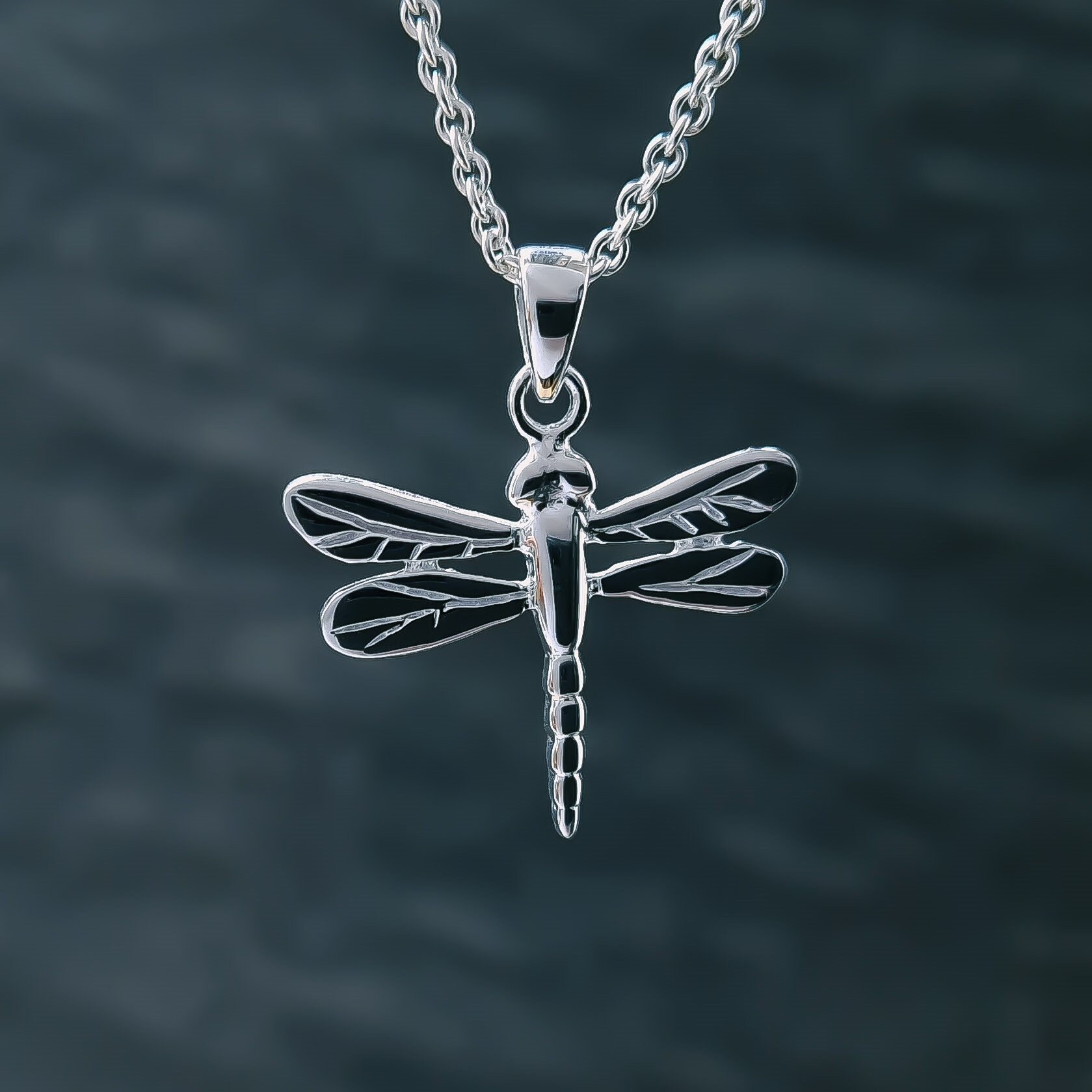 Libellen Anhänger - Kettenanhänger Silberanhänger Libelle Silber Tieranhänger Tier Halskette Silberkette Libellen Anhänger - Kettenanhänger Silberanhänger Libelle Silber Tieranhänger Tier Halskette Silberkette von WilliamsSchmuck