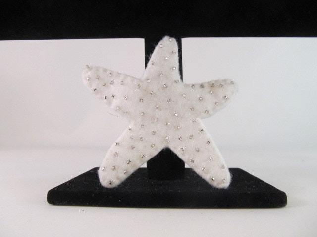 Weiße Seestern Pin-Brosche-Filz Seestern-Perlen-strand Hochzeit-Küste Weiße Seestern Pin-Brosche-Filz Seestern-Perlen-strand Hochzeit-Küste von WilliamsonWears